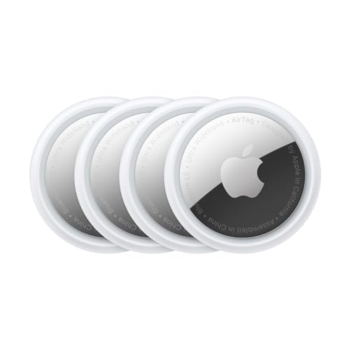 Apple MX542LL-a AirTag, Silver - Pack of 4